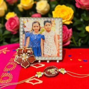 Photo with single rakhi