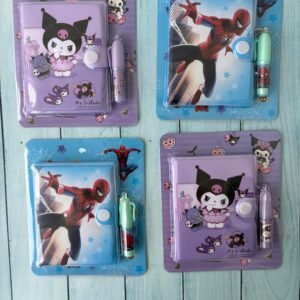 Kids mini diary pen set
